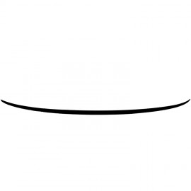 BMW 5 Serisi F10-F10 LCİ M Technic PİANO BLACK Spoiler (Plastik) (2010-2017)
